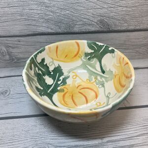 Emma Bridgewater England Pumpkin French Footed Bowl 2008